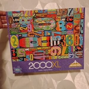 2000XL Colorful Number Puzzle